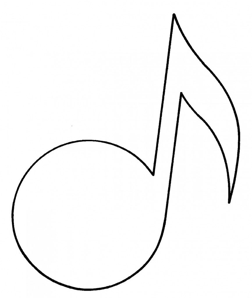 Free Printable Music Notes Templates | Free Printable - Free Printable Music Notes Templates