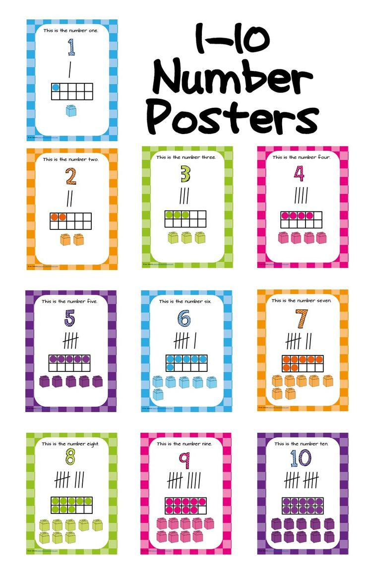 Free Printable Number Posters | Download Them And Try To Solve - Free Printable Number Posters