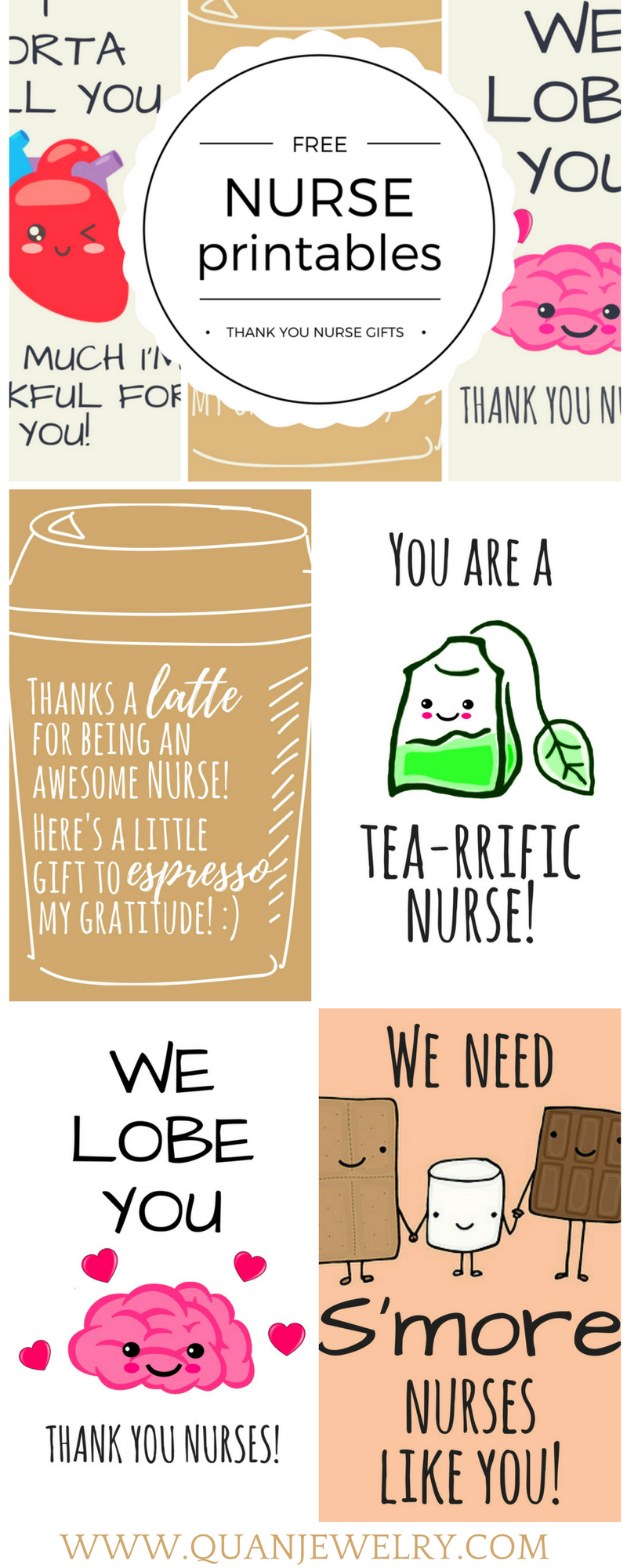 Free Printable Nurse Appreciation Thank You Cards | Gifts For Nurses - Free Printable Funny Thinking Of You Cards