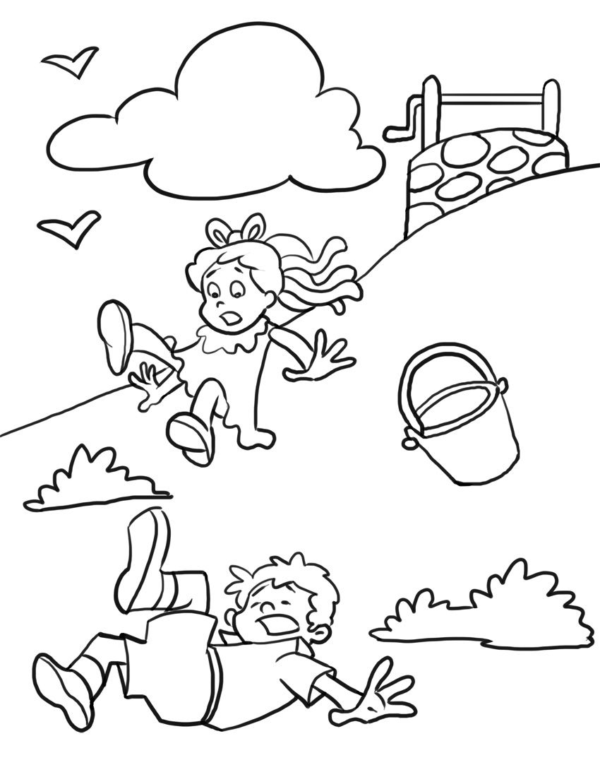 Free Printable Nursery Rhymes Coloring Pages For Kids - Free Printable Nursery Rhyme Coloring Pages