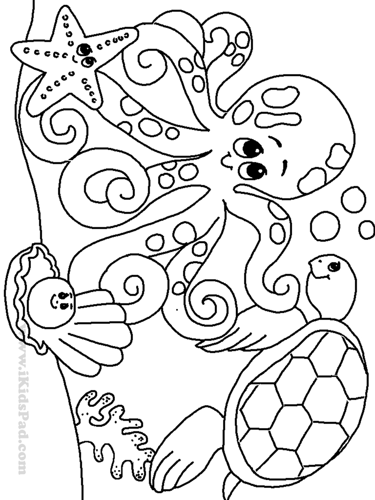 Free Printable Ocean Coloring Pages For Kids, Coloring Pages - Free Printable Color Sheets For Preschool