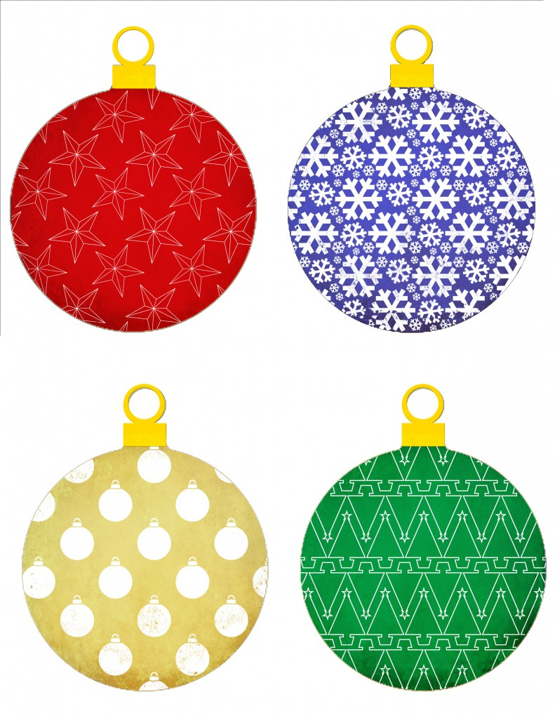 Free Printable Ornaments #38984 - Free Printable Christmas Tree Ornaments To Color