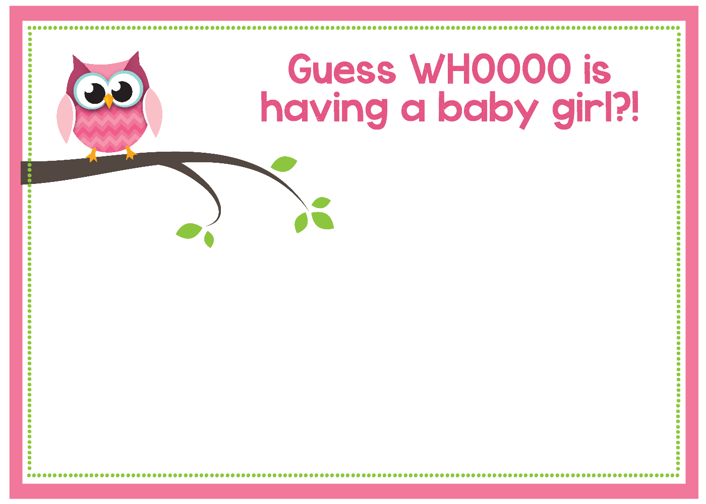 Free Printable Owl Baby Shower Invitations {&amp;amp; Other Printables} - Create Your Own Baby Shower Invitations Free Printable