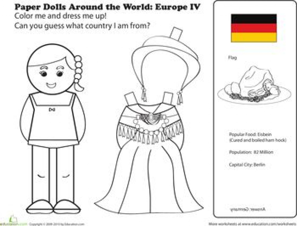 Free Printable Paper Dolls From Around The World - Printable 360 - Free Printable Paper Dolls From Around The World