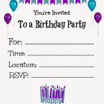 Free Printable Party Invites Templates Free Birthday Invitations   Make Printable Party Invitations Online Free