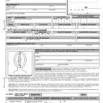 Free Printable Passport Application Form | Passport Renewal Form   Free Printable Passport Template