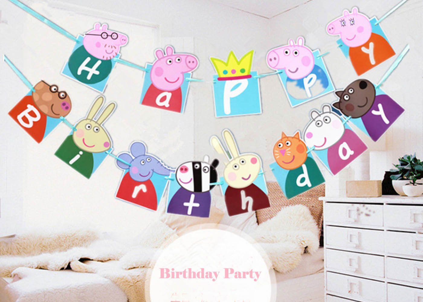 Free Printable Peppa Pig Banners - 20.17.hus-Noorderpad.de • - Peppa Pig Birthday Banner Printable Free