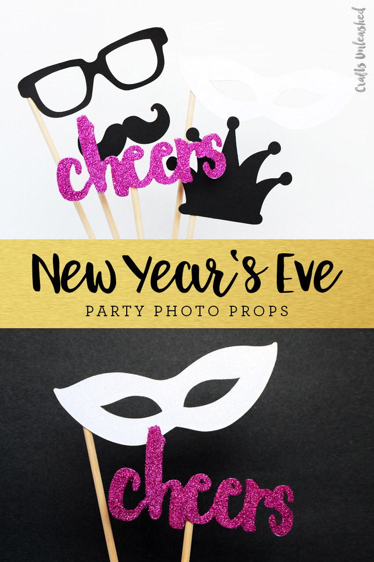 Free Printable Photo Booth Props: New Year&amp;#039;s Eve - Consumer Crafts - Free Printable Photo Booth Props