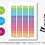 Free Printable Planner Stickers – Planner Addiction   Free Printable Planner Stickers