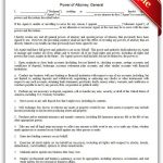 Free Printable Power Of Attorney, General Legal Forms | Free Legal   Free Printable Power Of Attorney Form California