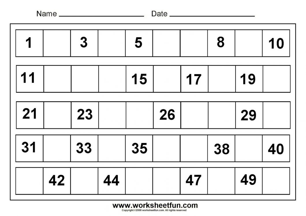 Free Printable Pre K Math Worksheets – With Maths Ks2 Also Preschool - Free Printable Math Worksheets For Kindergarten