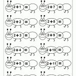 Free Printable Preschool Math Worksheets To Learning   Math   Free Printable Preschool Math Worksheets