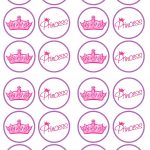Free Printable Princess Birthday Cupcake Toppers | Princess   Free Printable Barbie Cupcake Toppers