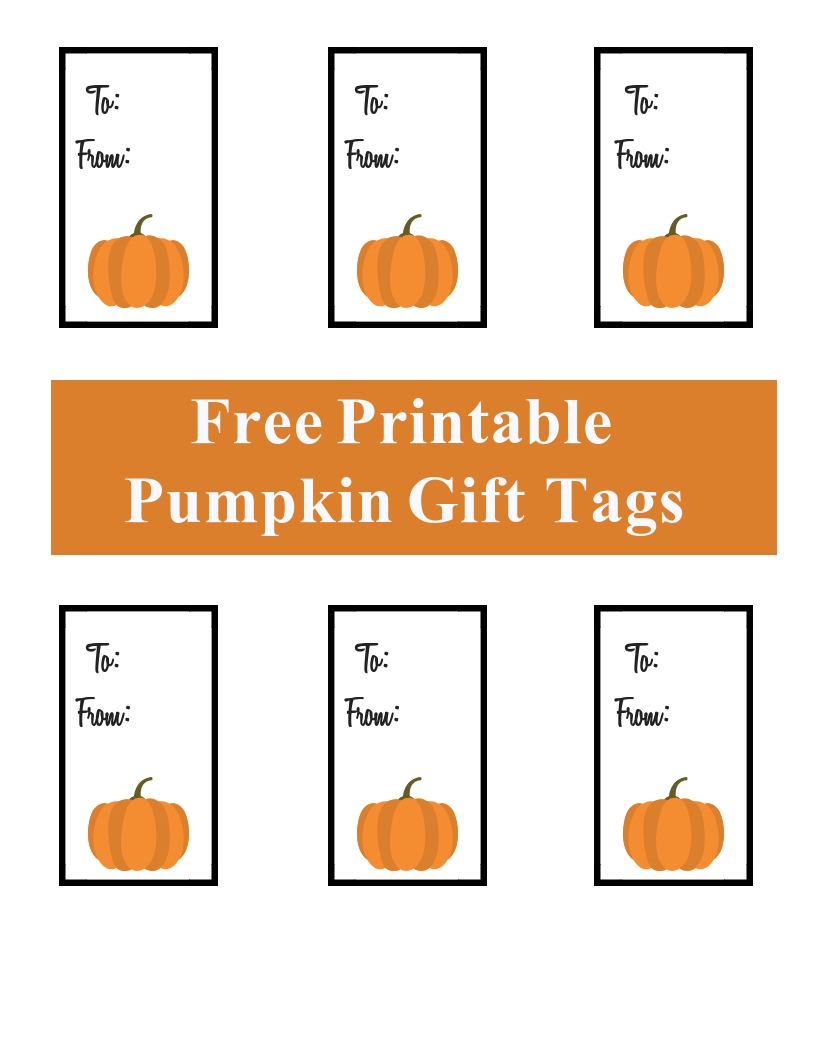 Free Printable Pumpkin Gift Tags - A Cup Full Of Sass - Free Printable Pumpkin Gift Tags