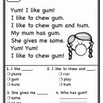 Free Printable Reading Comprehension Worksheets 3Rd Grade For Print   Free Printable Reading Passages With Questions