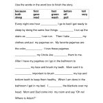 Free Printable Reading Comprehension Worksheets 3Rd Grade To   Free Printable Comprehension Worksheets For Grade 5