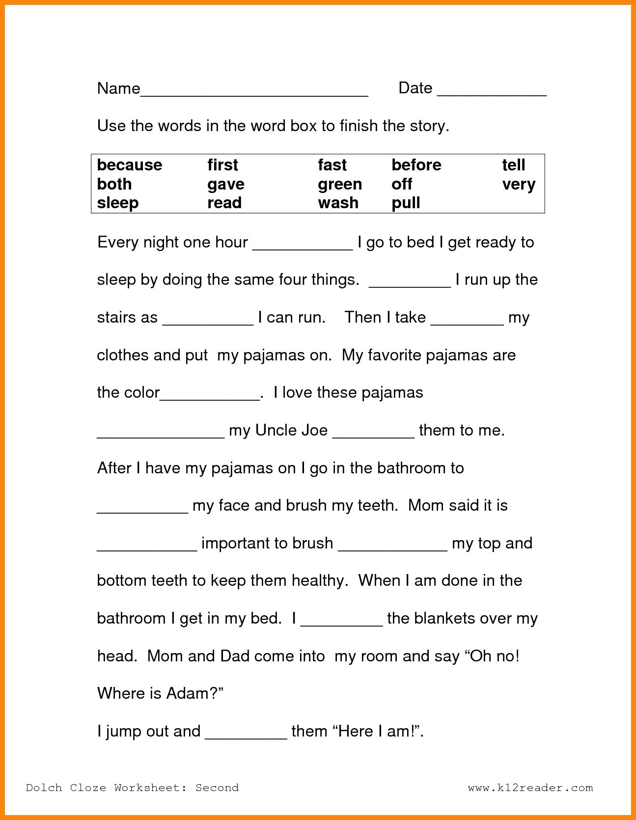 Free Printable Reading Worksheets For 2Nd Grade Lovely Reading - Free Printable Worksheets For 2Nd Grade