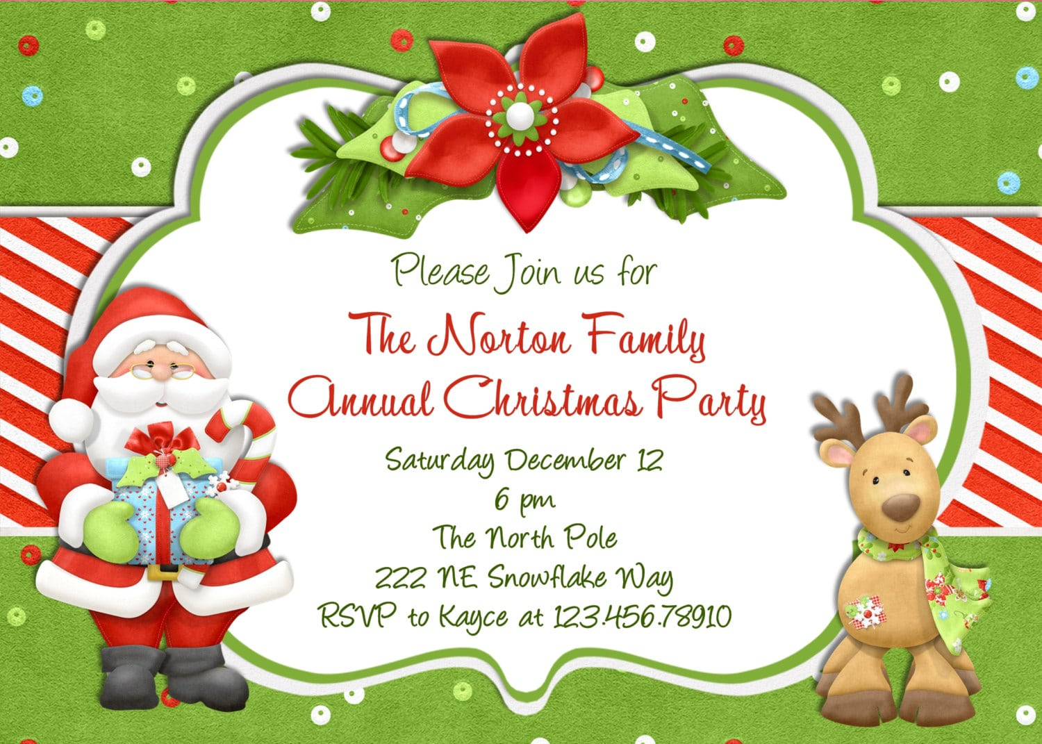 Free Printable Religious Christmas Invitations – Festival Collections - Free Printable Religious Christmas Invitations