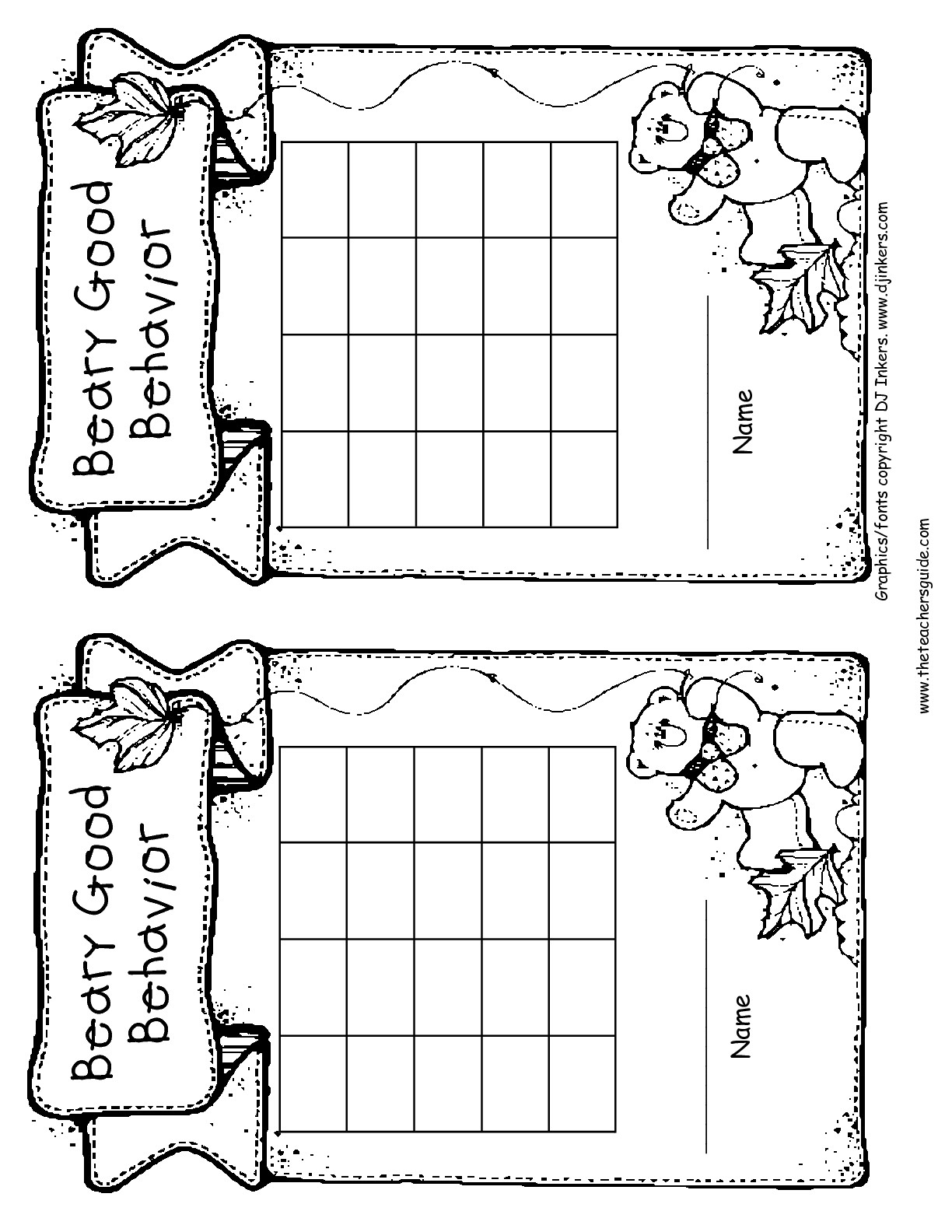 Free Printable Reward And Incentive Charts - Free Printable Incentive Charts For School