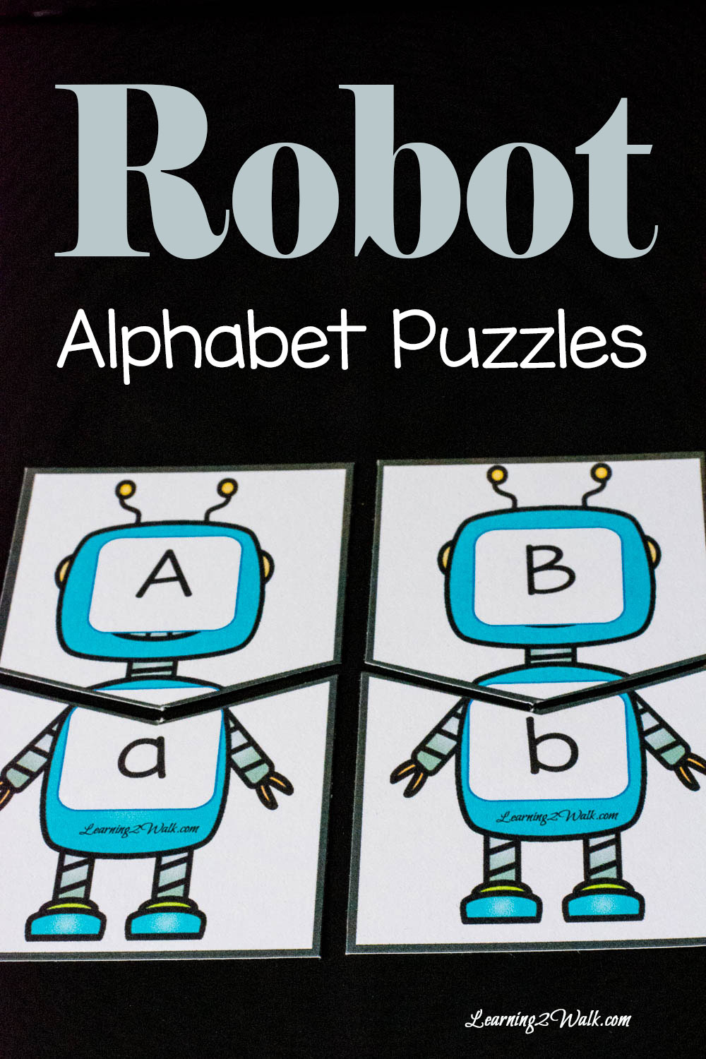 Free Printable Robot Alphabet Puzzles - Money Saving Mom® : Money - Free Printable Alphabet Puzzles