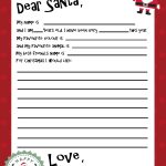 Free Printable Santa Letter Template | Christmas Recipes & Ideas   Free Printable Christmas Letters From Santa
