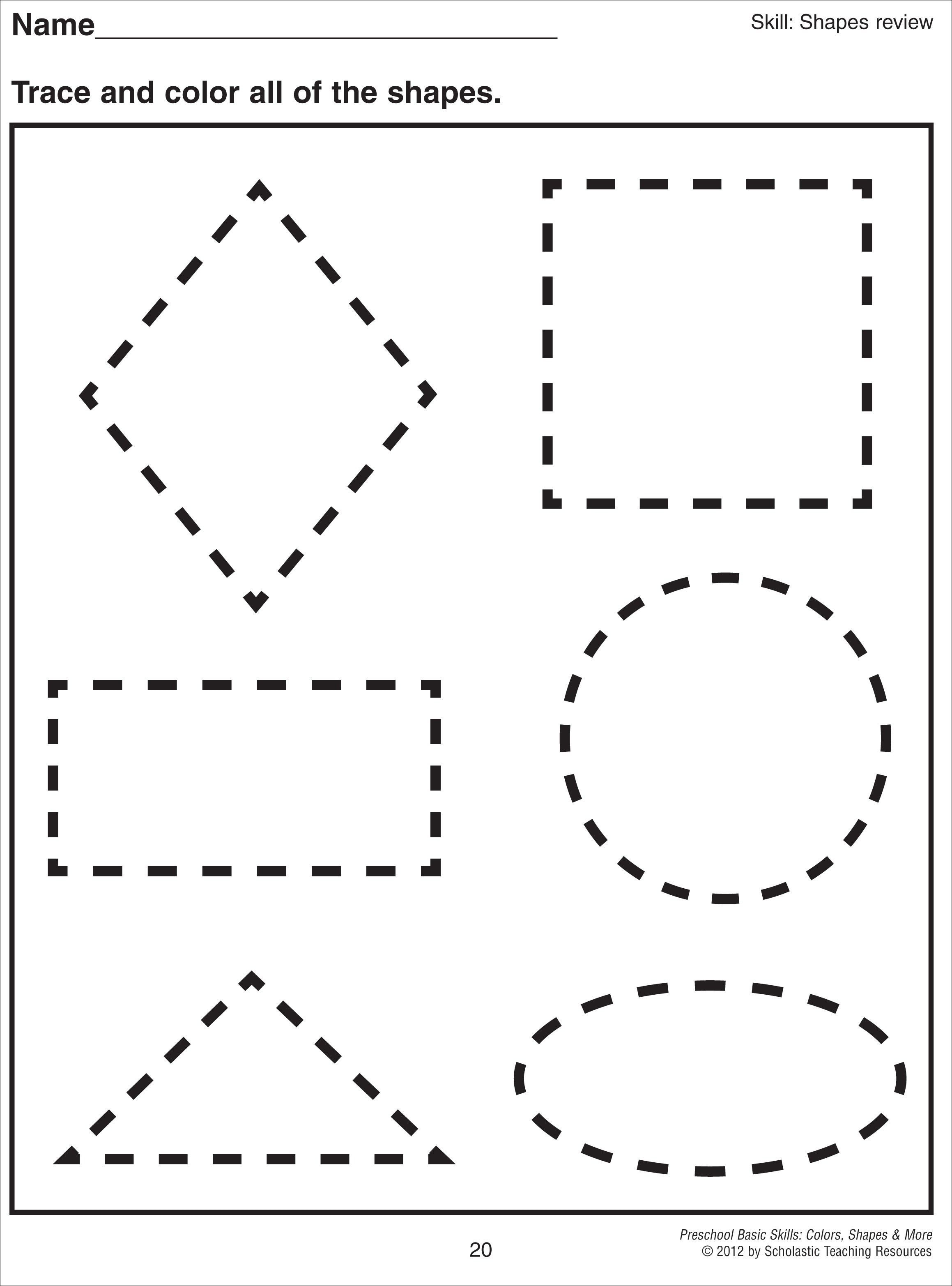 Free Printable Shapes Worksheets For Kindergartenol Gifolers - Free Printable Shapes Worksheets