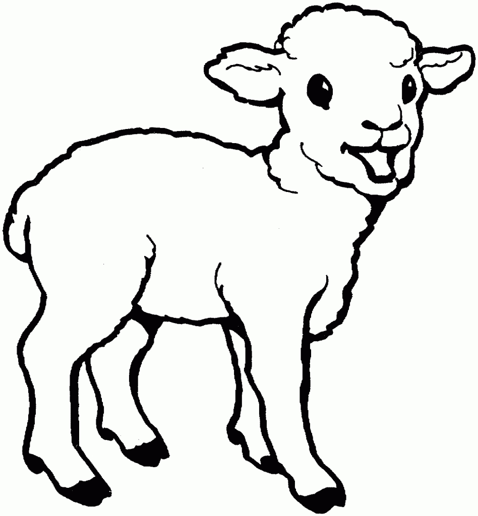 Free Printable Sheep Coloring Pages For Kids | Neat Stuff - Free Printable Pictures Of Sheep