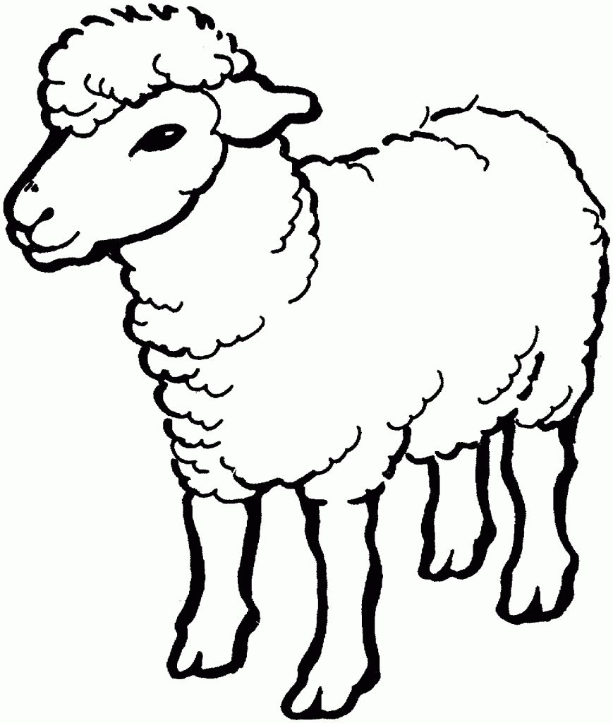 Free Printable Sheep Coloring Pages For Kids | Vbs Sheep | Pinterest - Free Printable Pictures Of Sheep