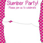Free Printable Slumber Party Invitation | Party Ideas In 2019   Free Printable Polka Dot Birthday Party Invitations