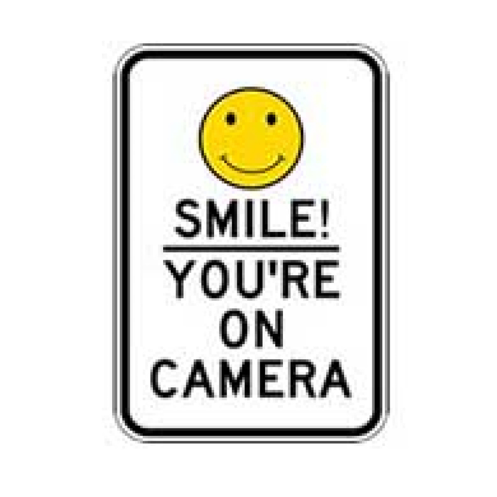 Free Printable Smile Your On Camera Sign | Free Printable - Free Printable Smile Your On Camera Sign