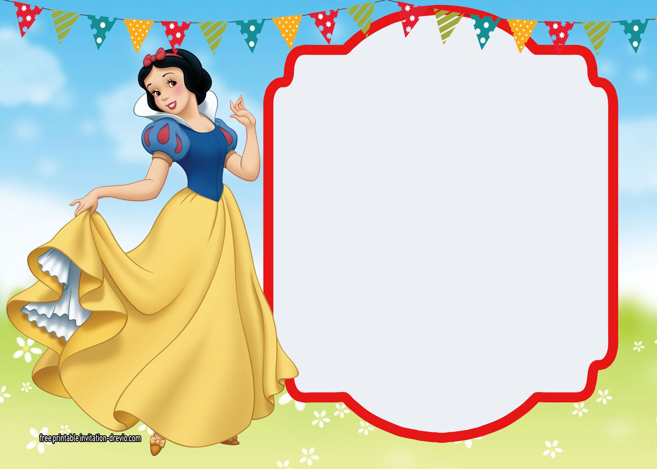 Free Printable Snow White Invitations - Complete | Free Printable - Snow White Invitations Free Printable