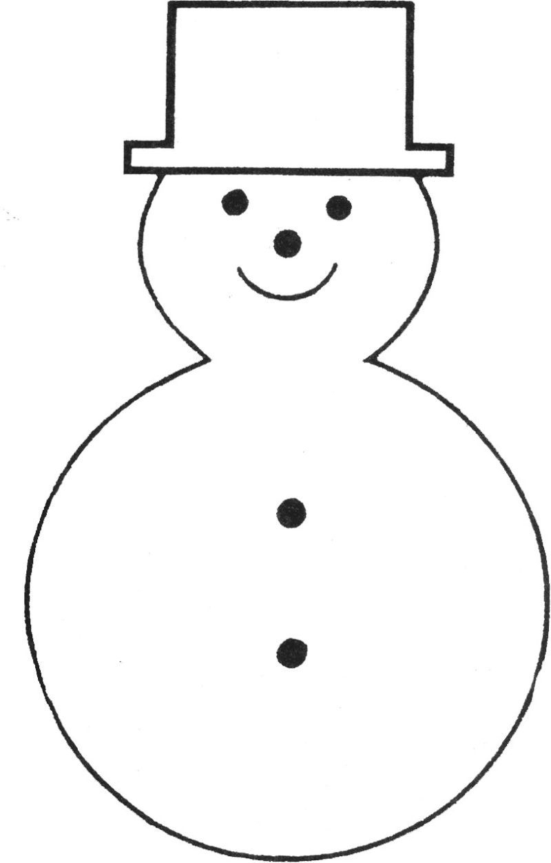 Free Printable Snowman Hat Templates Free Printable