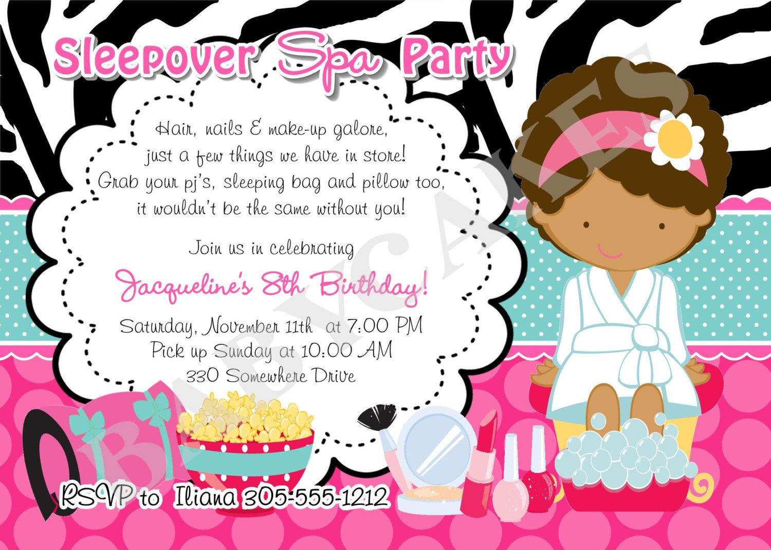 Free Printable Spa Birthday Invitations Excel Free Printable Spa - Free Printable Spa Party Invitations Templates