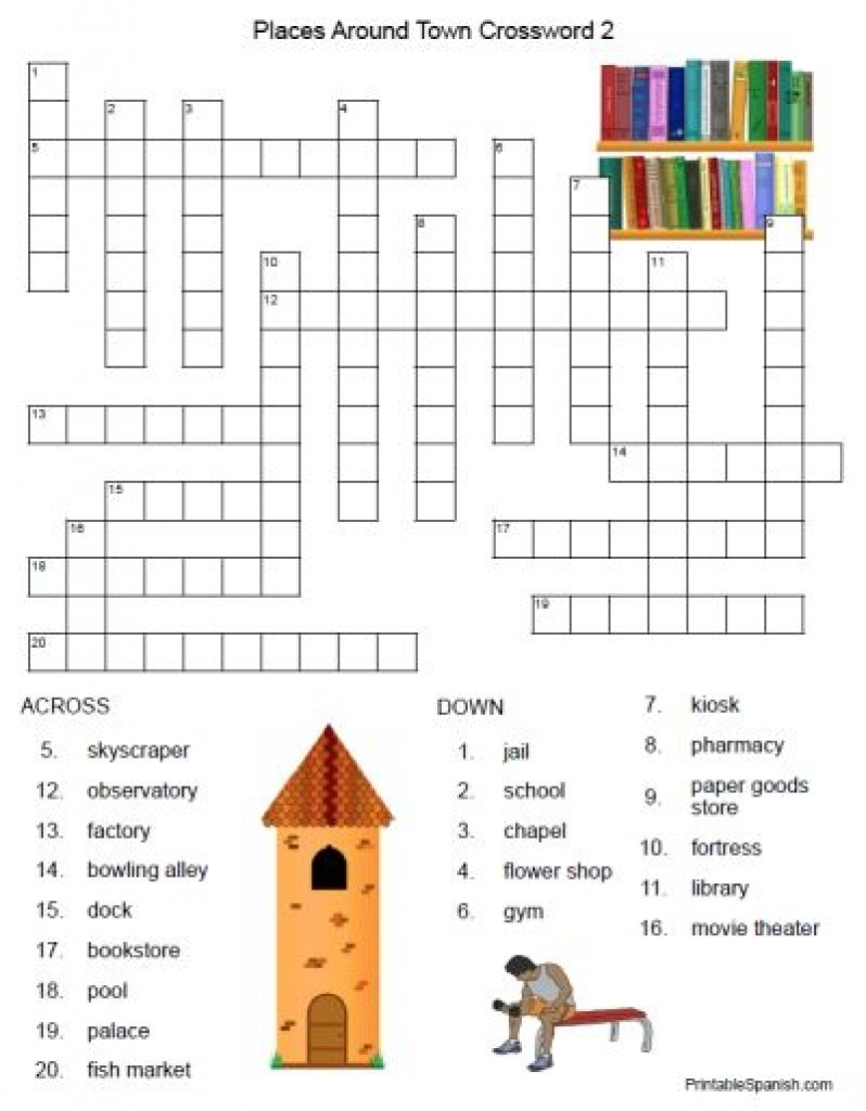 Free Printable Spanish Crossword Puzzles From Printablespanish - Free Printable Skyscraper Puzzles