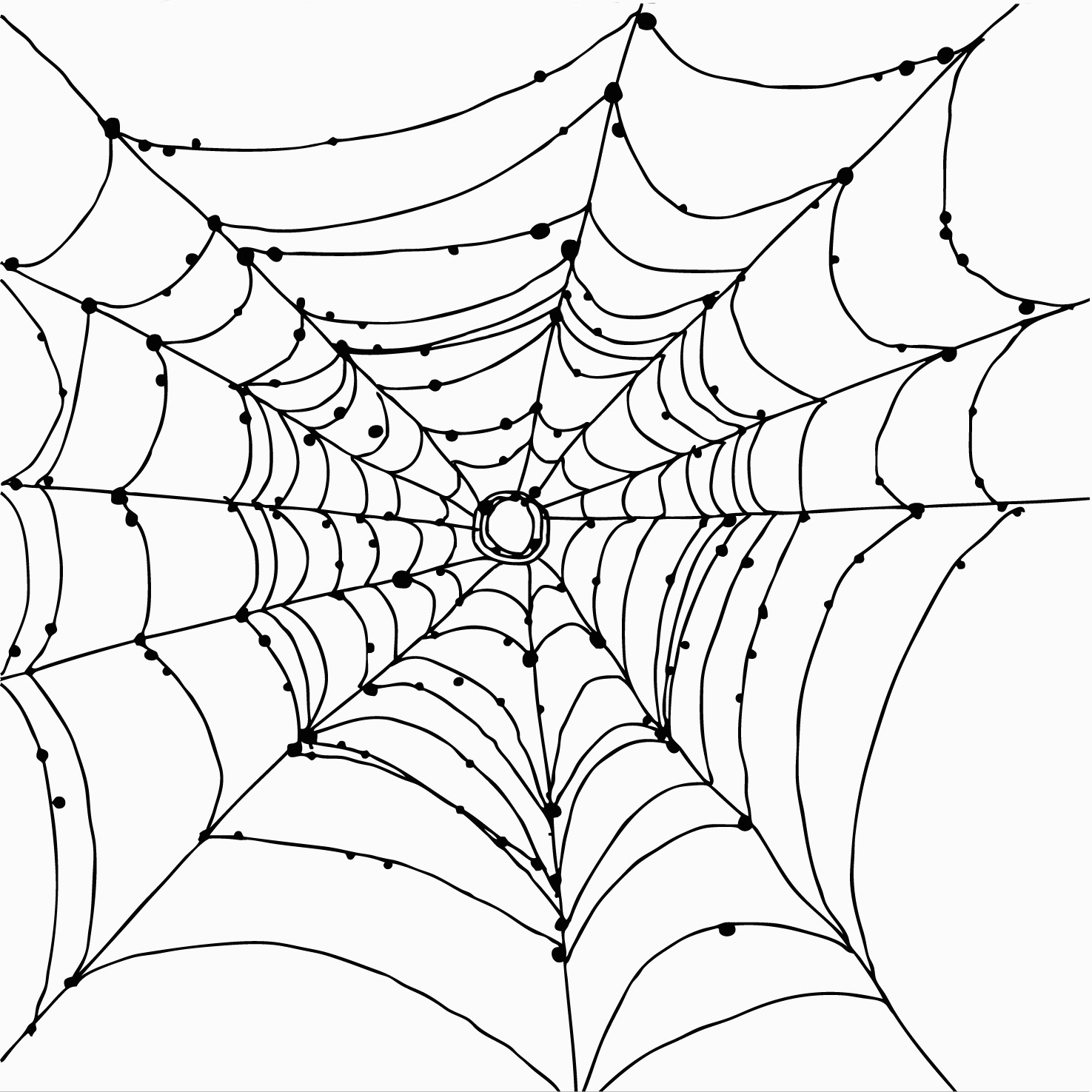 Free Printable Spider Web Coloring Pages For Kids For Coloring Pages - Free Printable Spider Web