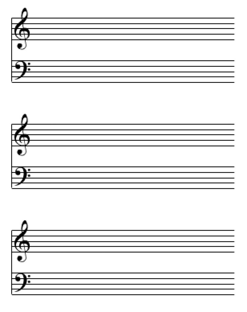 Free Printable Staff Paper! | Music &amp;amp; Expression In 2018 | Pinterest - Free Printable Music Staff