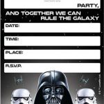 Free Printable Star Wars Birthday Invitations   Template | Free   Star Wars Invitations Free Printable