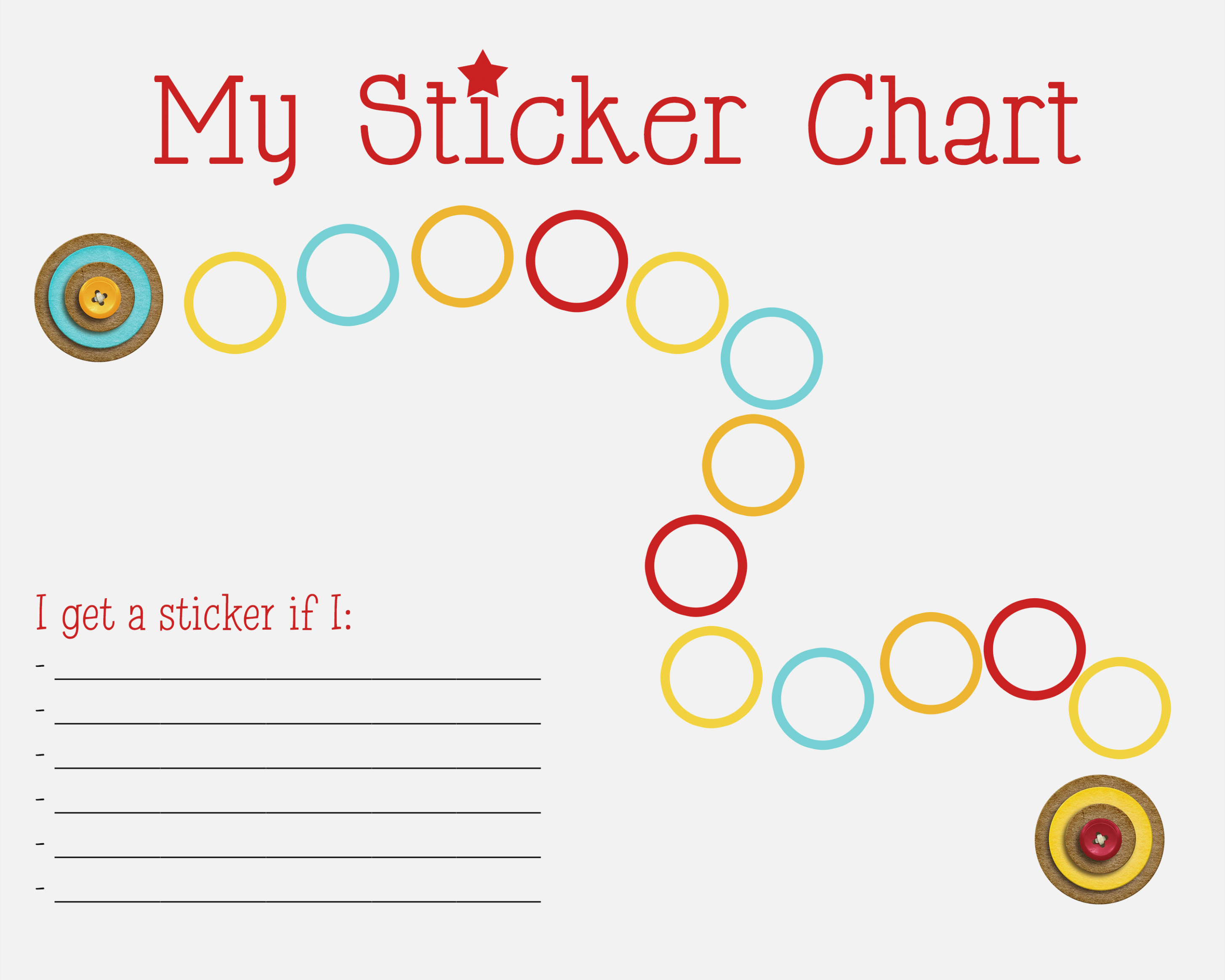 Free Printable Sticker Charts – Yaman.startflyjobs – The Chart - Free Printable Sticker Charts