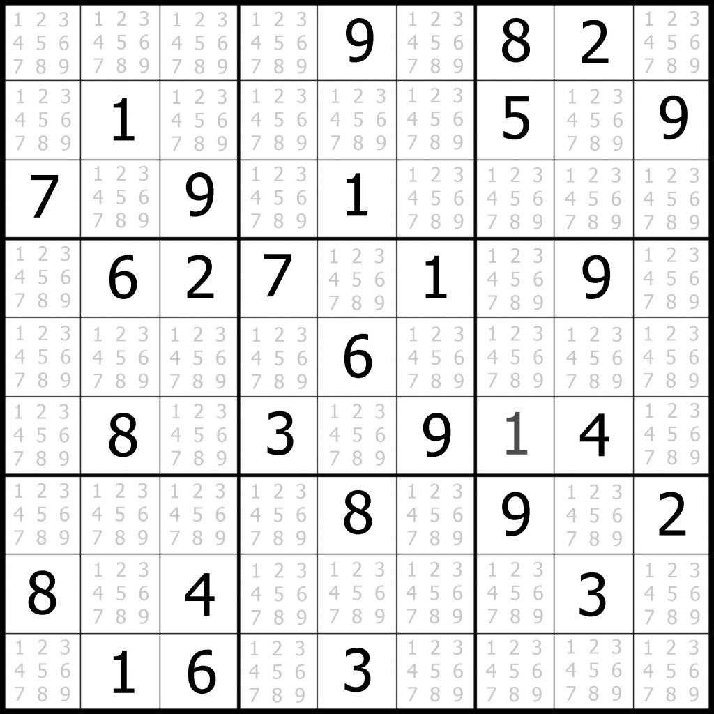 Free Printable Sudoku | Free Printable - Free Printable Sudoku 4 Per Page