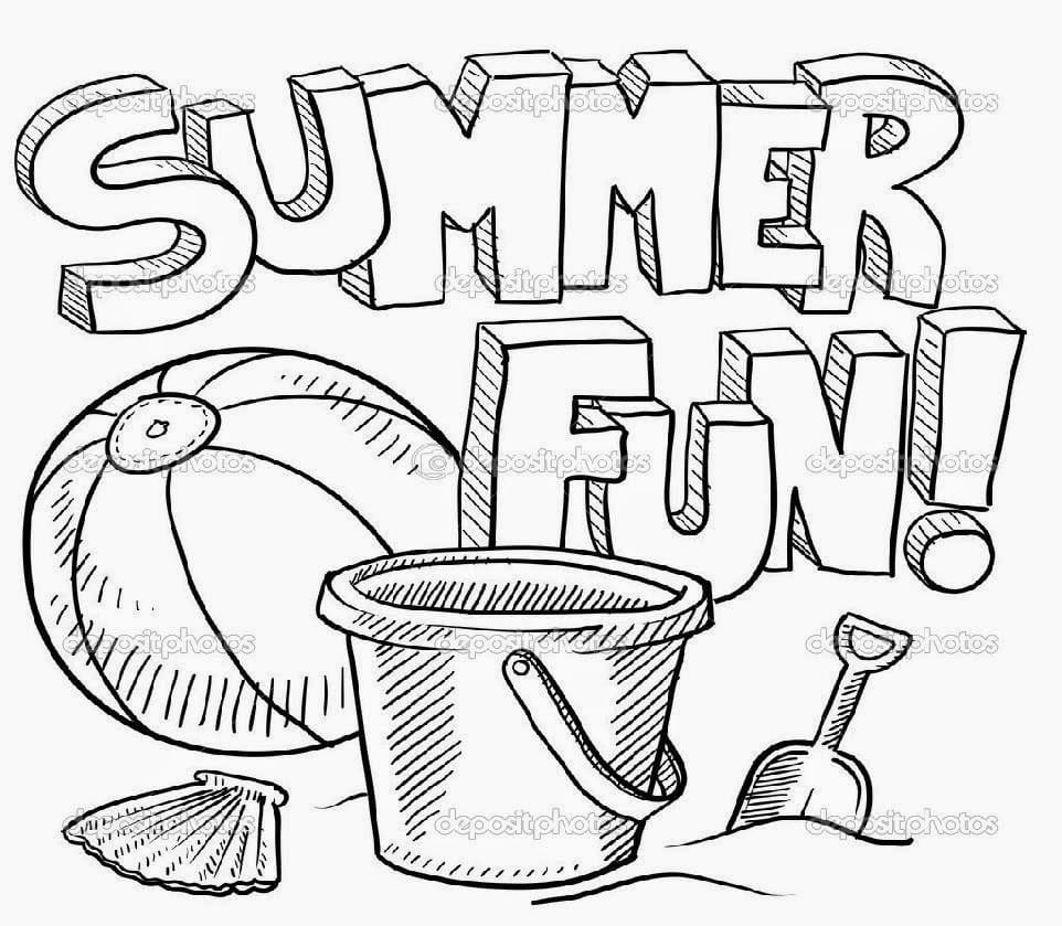 Free Printable Summer Coloring Pages - Curier.tech - Free Printable Summer Coloring Pages For Adults