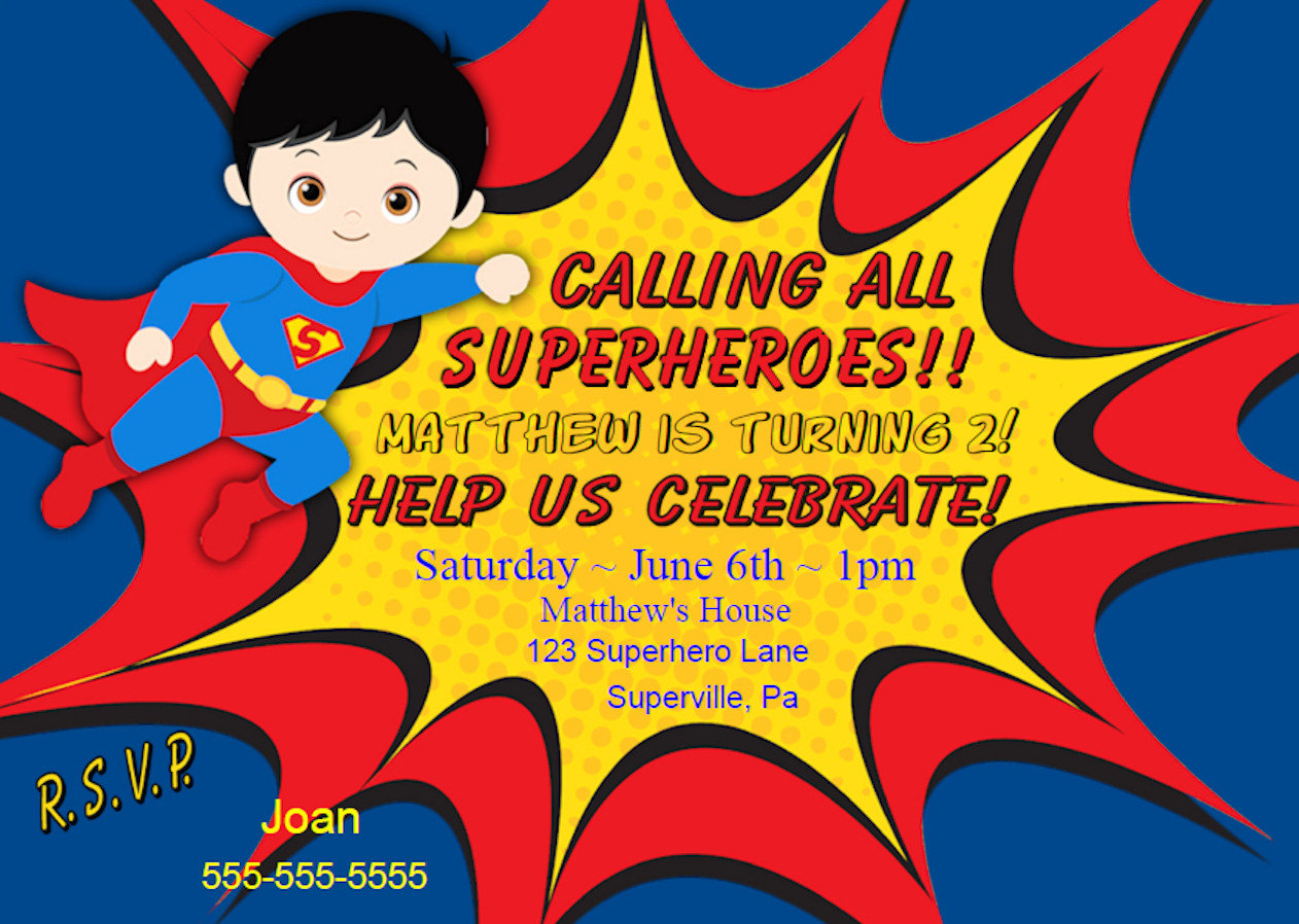 Free Printable Superhero Party Invitations Archives - Hashtag Bg - Free Printable Superman Invitations