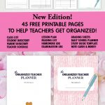 Free Printable Teacher Planner: 45+ School Organizing Templates!   Free Printable Teacher Planner Pages