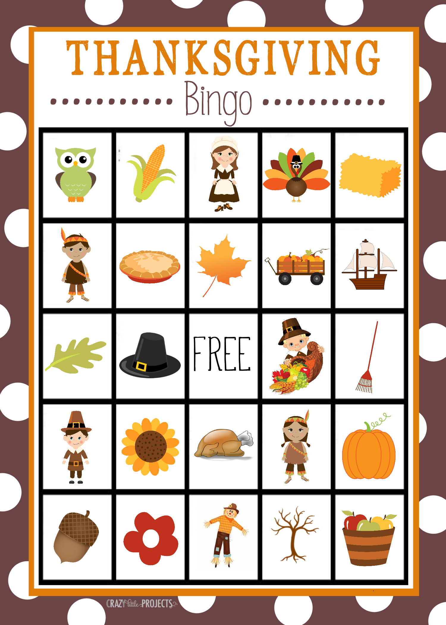 Free Printable Thanksgiving Bingo Game | Craft Time | Pinterest - Thanksgiving Games Printable Free