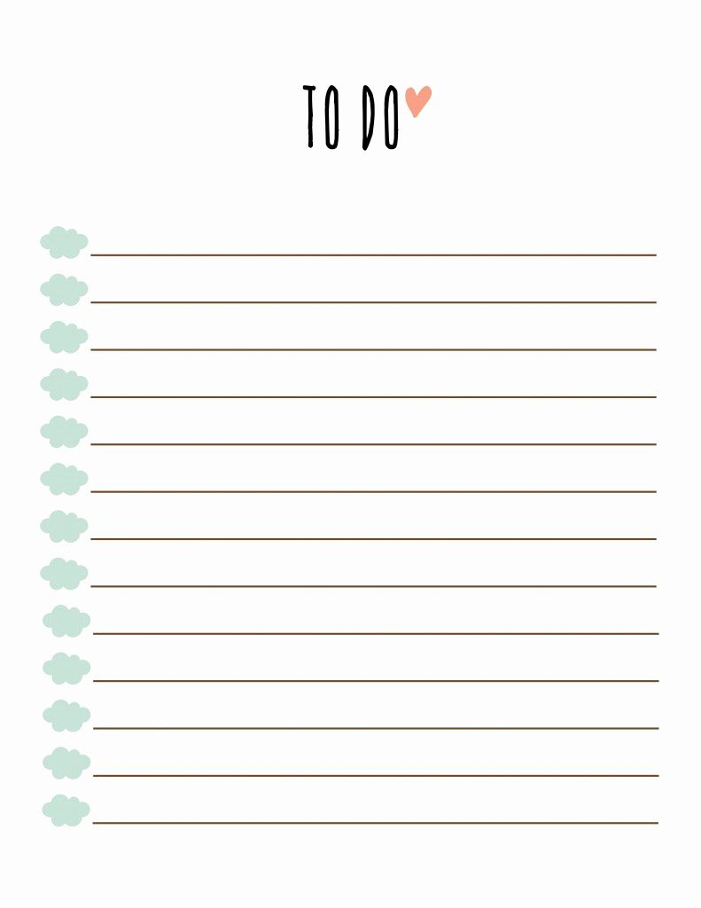 Free Printable To Do List. Free Printable To Do Lists Made Peachy - Free Printable To Do List Pdf