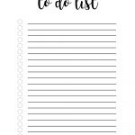 Free Printable To Do List Template | Making Notebooks | Pinterest   Free Printable To Do List