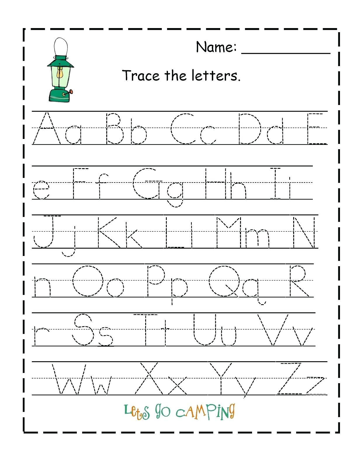 Free Printable Traceable Letters Free Printable Preschool Letter - Free Printable Preschool Worksheets