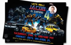 Transformers Party Invitations Free Printable
