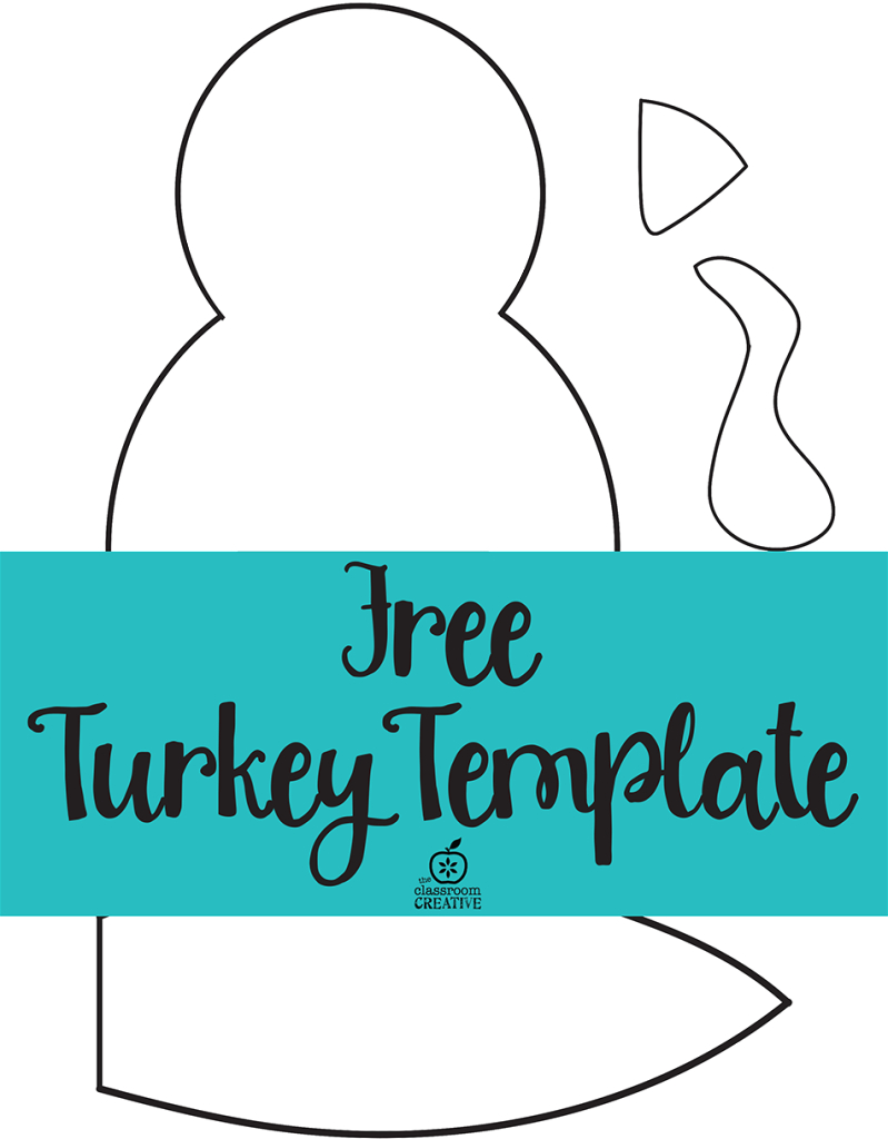 Free Printable Turkey Template. Easy Peasy | Kids Thanksgiving - Free Printable Turkey