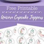 Free Printable Unicorn Cupcake Toppers | Unicorn Party, Free   Free Printable Cupcake Toppers