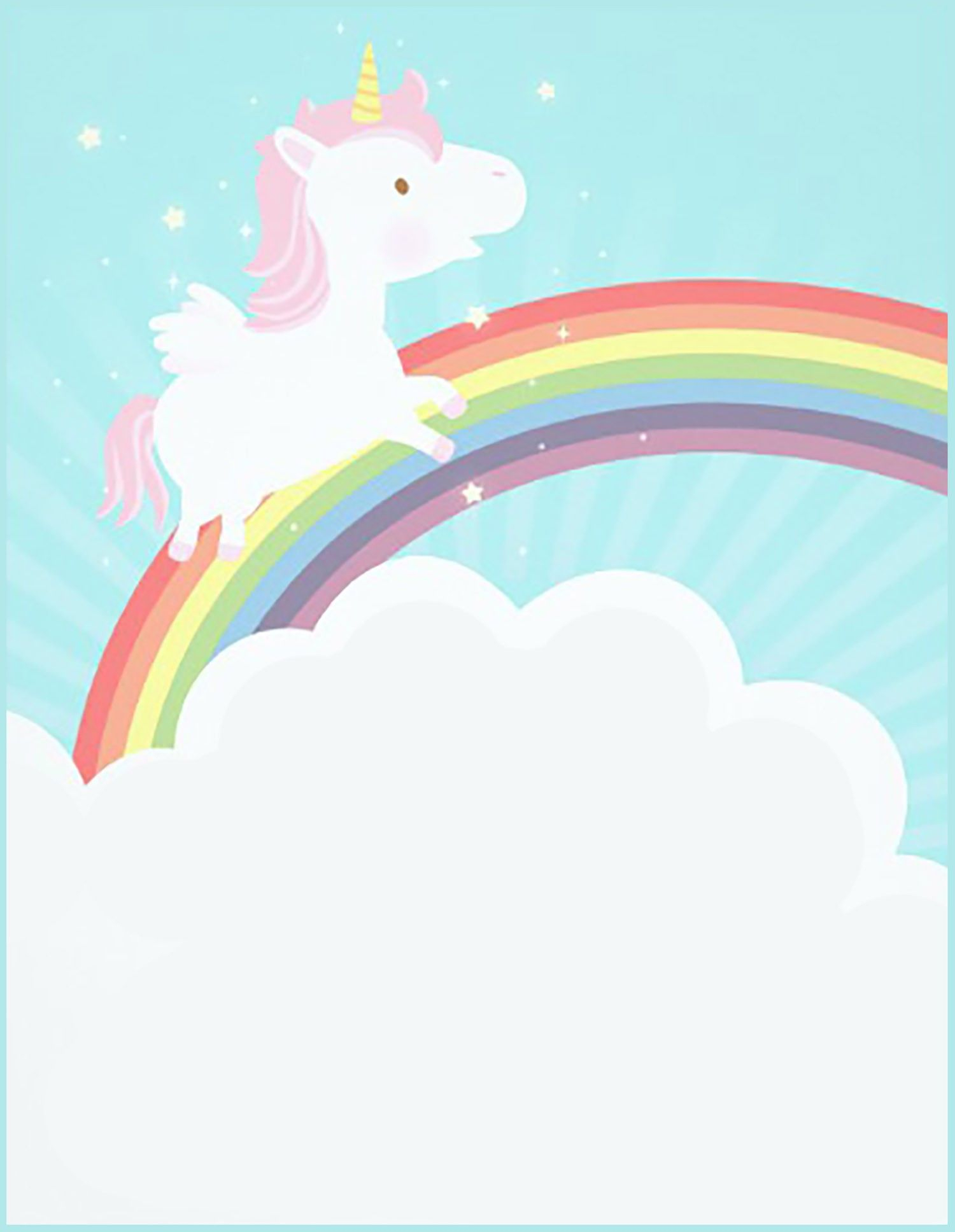 Free Printable Unicorn Invitation Card | Unicorn | Unicorn - Free Printable Unicorn Invitations